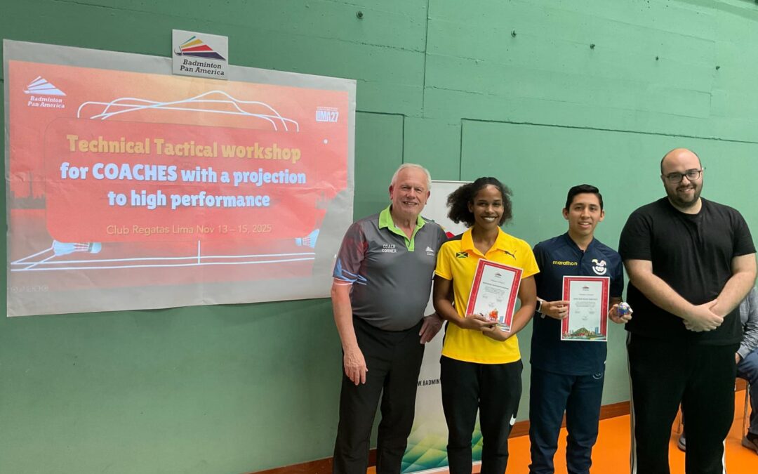 Andy Baque obtiene certificación internacional en taller técnico–táctico en Lima, Perú
